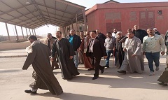 زيارة رئيس الحي للسوق التونسي تمهيدا لفتحه