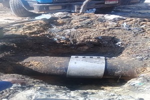 اصلاح خط الطرد الخاص بمحطة النهضة الجديدة