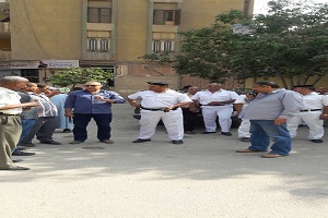 حي المعصرة ينظم حملة تطهير وتعقيم للوقاية من فيروس كورونا