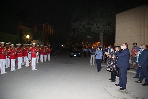 وزيرة الثقافة تتفقد مسرح النافورة الجديد بالاوبرا