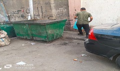 رفع كفاءة منظومة النظافة بنطاق الحي 