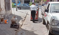 حملة لرفع الاشغالات بشارع حورس