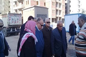 حملة تطوير شارع أبو صوان بحي البساتين