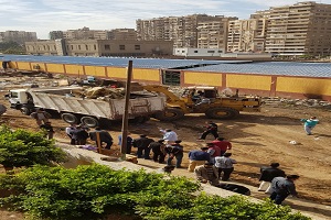 محافظة القاهرة تبدأ في تسكين سوق المنهل الجديد