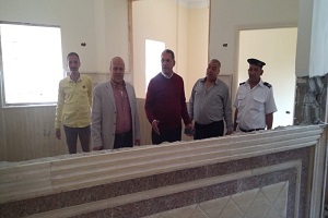 مرور السيد رئيس الحي على الإنشاءات الجديدة بالحي