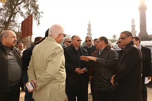 محافظ القاهرة يتفقد أعمال تطوير ميدان السيدة عائشة