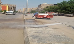 استمرار حملات النظافة بنطاق الحي