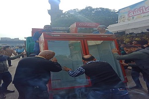 حملة موسعة لرفع الإشغالات بنطاق الحي