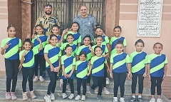 فريق جمباز نور المقطم يشارك في تقييمات الفرق لتنمية النشئ