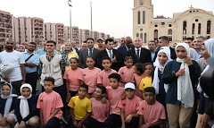 حضور وزير الشباب والرياضة ومحافظ القاهرة احتفالية باليوم العالمي للشباب