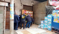 حملة لرفع الإشغالات ومتابعة النظافة