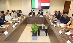 وزير الثقافة يستقبل نظيره الإيطالي ويبحثان آفاق التعاون المستقبلي 