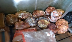 حملة مرورية على محال بيع اللحوم والمواد الغذائية