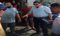 حمله مسائية لرفع الإشغالات بقطاع  ارض الجنينة 