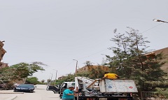 الارتقاء بمنظومة الإنارة بالشوارع والميادين بنطاق الحي