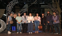 وزيرة الثقافة شهدت عرض "شتات" بالهناجر 