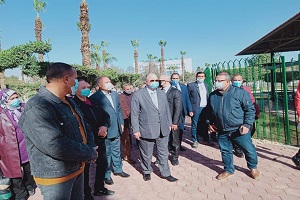 محافظ القاهرة يتفقد أعمال تطوير حديقة الطفل بمدينة نصر