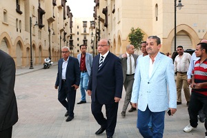 محافظ القاهرة يتفقد مشروع روضة السيدة