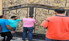 حملة مكبرة لغلق وتشميع المحلات التجارية الغير مرخصة