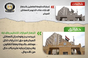 حقيقة إجبار الحكومة العاملين بالجهاز الإداري على الخروج للمعاش المبكر