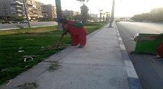 حملة مكثفة لرفع كفاءة منظومة النظافة وإزالة المخلفات بالشوارع