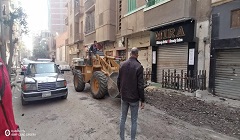 متابعة المشروعات الجارية بنطاق الحي 