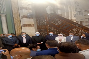 افتتاح مسجد الإمام الشافعي