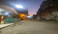 تركيب عدد 123 كشاف ليد بمنطقة المساكن الاقتصادية بالحي