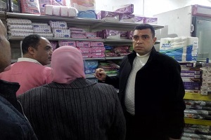 حملة تفتيشية على ادارة التموين التابعة للحي