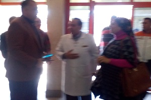 مستشفى شبرا العام: زيارة ميدانيه لرئيس الحي