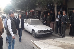 مرور ميداني لرئيس الحي