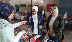 معرض للمنتجات اليدوية والتراثية بمركز التنمية الشبابية بالجزيرة