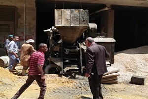 إيقاف أعمال مباني مخالفه بحي غرب مدينة نصر