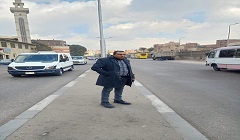 متابعة أعمال النظافة بالحي 