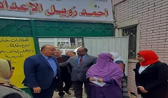 افتتاح المعرض الختامي للأنشطة المدرسيه بنطاق الحي