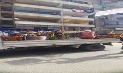 حملة لرفع كافة الاشغالات المخالفة والمتعدية على نهر الطريق العام