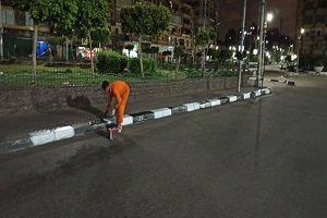 دهان الأرصفة بميدان باب الشعرية