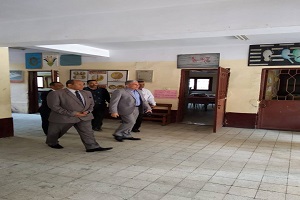 تفقد السيد رئيس الحي للجان الإنتخابية