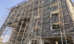 متابعة اعمال التشطيبات بمبني الحي الجديد 