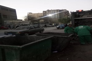  رفع مخلفات القمامه بشارع المطرية