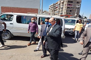 ​محافظ القاهرة يتابع تطبيق قرارات مجلس الوزراء الخاصة بإرتداء الكمامات