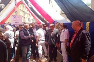 مرور السيد رئيس الحي علي لجان الإستفتاء الدستوري