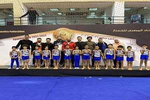 شباب الجزيرة يحقق مراكز متميزة في بطولة الجمباز 