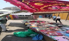 حملة لرفع الاشغالات من ميدان الأوبرا