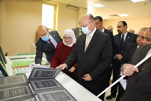محافظ القاهرة يفتتح ملعب كرة الجرس بالمركز النموذجى لرعاية المكفوفين 