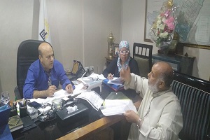 لقاء رئيس الحي بالمواطنين