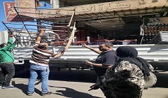 حملة للتصدي للاشغالات بنطاق الحي