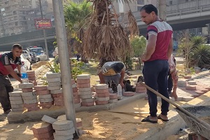 تطوير ورفع كفاءة الطرق بالحي