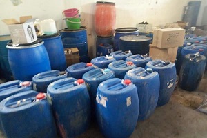 مديرية التموين بالقاهرة: ضبط 4 طن كلور خام مجهول المصدر بالأسواق