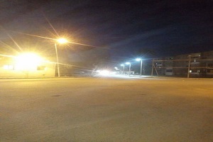 تركيب كشافات إنارة في حملة مكبرة بـ حي التبين